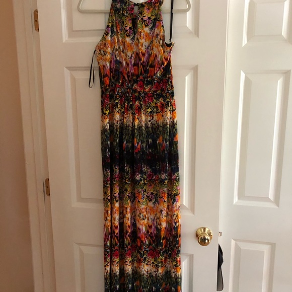 Cynthia Rowley Flower Maxi Dress size 8 - Picture 1 of 6